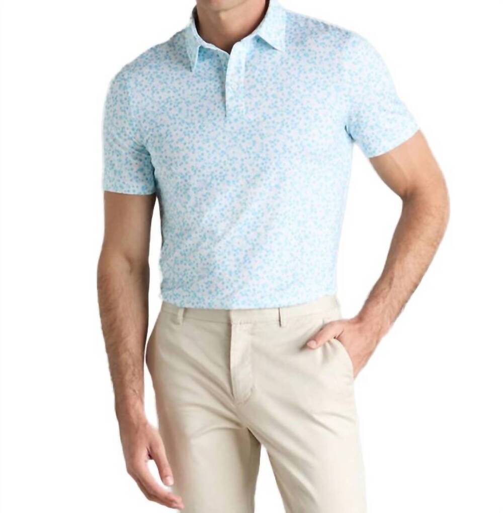 NEW G/FORE garden tech jersey polo in breeze